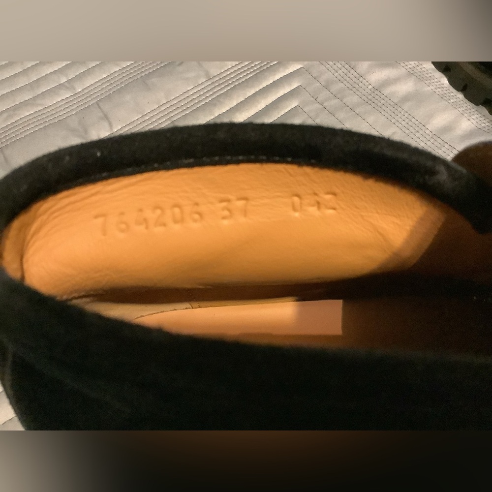 GUCCI Women’s cSuede Horsebit Ankle Boots Size 7 - Picture 13 of 13